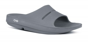 Oofos OOahh Slide Sandal Slate | 18370-DBXN