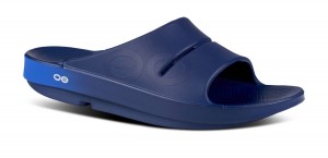 Oofos OOahh Sport Slide Sandal Royal / Navy | 19486-EYGH