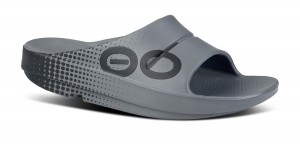 Oofos OOahh Sport Slide Sandal Slate | 29785-YDGL