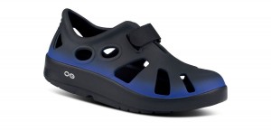 Oofos OOcandoo Sandal Black Royal | 14389-ODBM