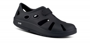 Oofos OOcandoo Sandal Black | 70542-YEIM