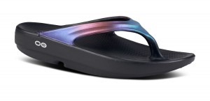 Oofos OOlala Luxe Sandal Midnight Spectre | 51863-AXTR