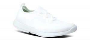 Oofos OOmg Sport LS Low Shoe White | 20796-GOIH