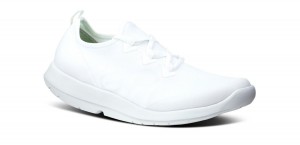 Oofos OOmg Sport LS Low Shoe White | 30279-IBXZ