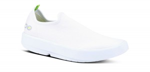 Oofos OOmg eeZee Low Shoe White | 54179-OMZD