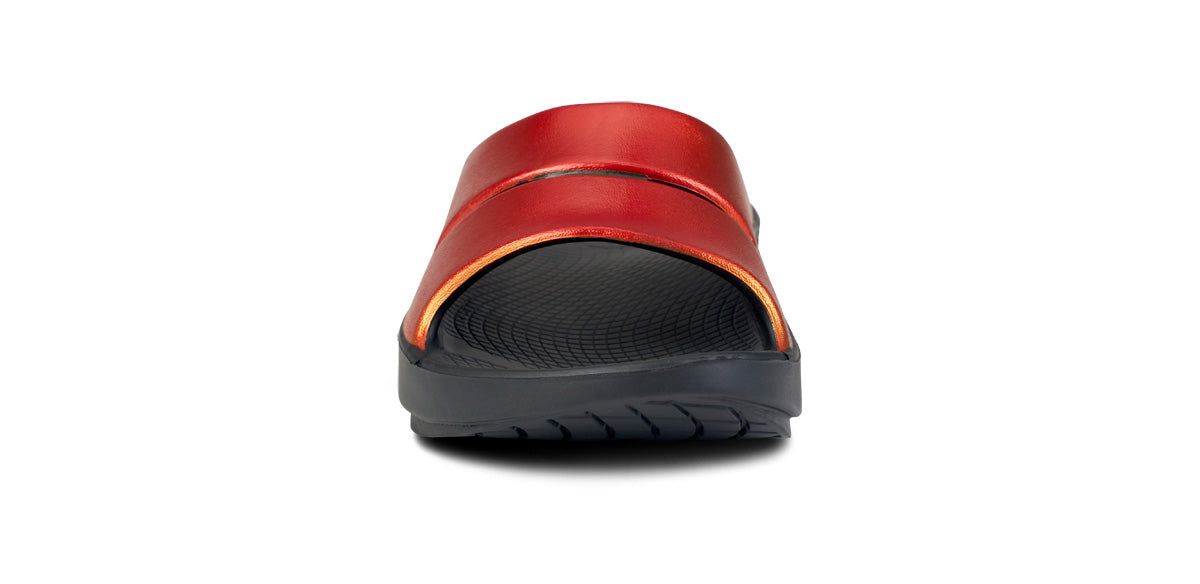 Oofos OOahh Luxe Slide Sandal Solstice | 92751-EMTX