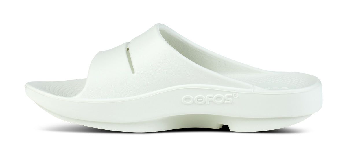 Oofos OOahh Slide Sandal Grey | 20341-KGIM