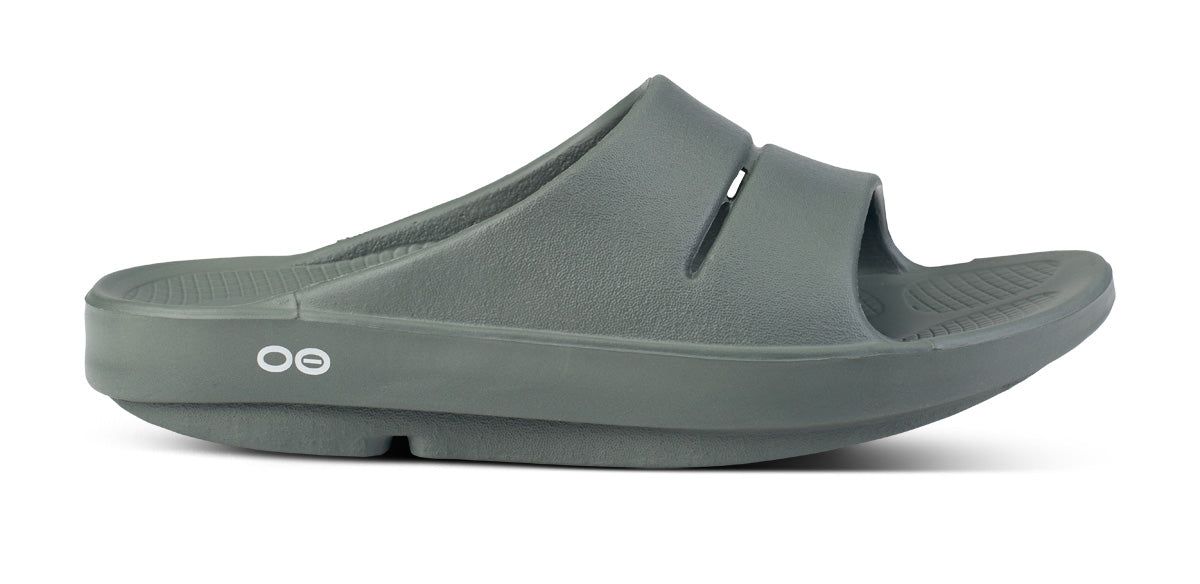 Oofos OOahh Slide Sandal Olive | 30269-LYIP