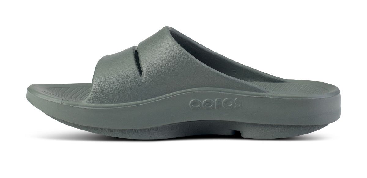 Oofos OOahh Slide Sandal Olive | 30269-LYIP