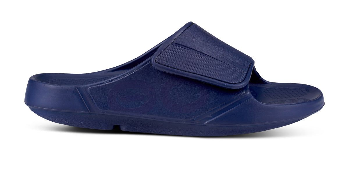 Oofos OOahh Sport Flex Sandal Navy | 41826-VGCT