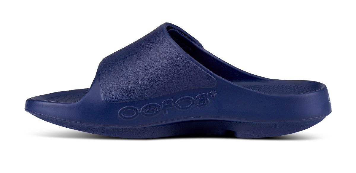 Oofos OOahh Sport Flex Sandal Navy | 41826-VGCT