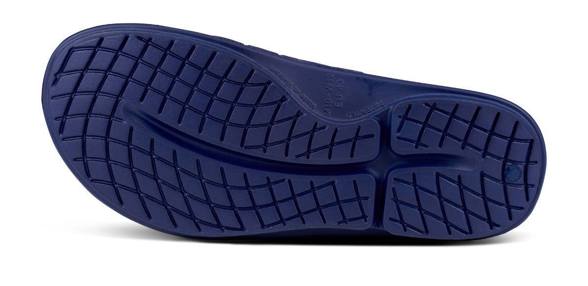 Oofos OOahh Sport Flex Sandal Navy | 62483-ODJE