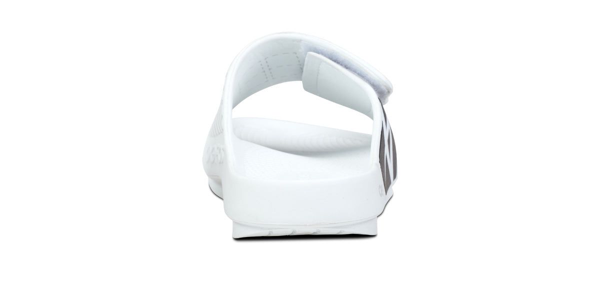 Oofos OOahh Sport Flex Sandal White | 36725-NHYG