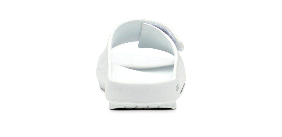 Oofos OOahh Sport Flex Sandal White | 67152-LSWI