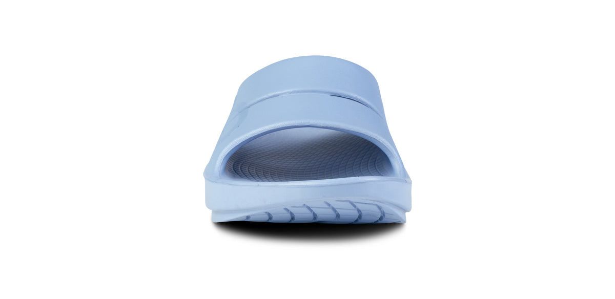 Oofos OOahh Sport Slide Sandal Blue | 41376-HZWR