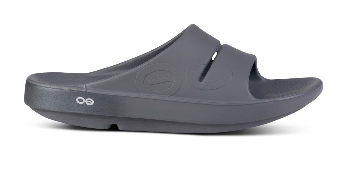 Oofos OOahh Sport Slide Sandal Dark Slate Fade & Slate | 26891-JAKZ