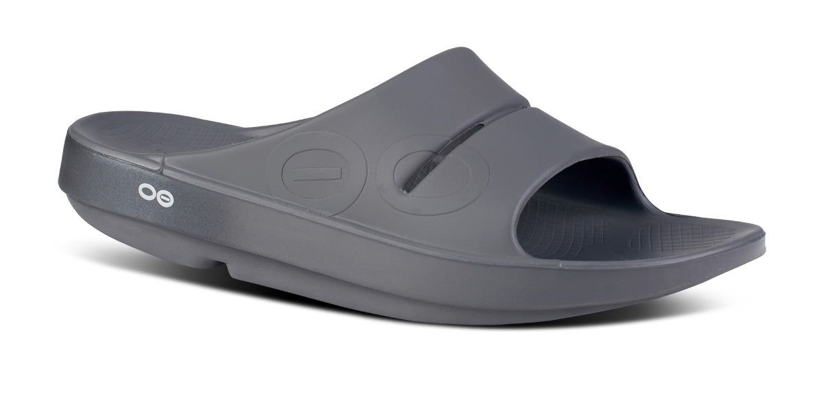 Oofos OOahh Sport Slide Sandal Dark Slate Fade & Slate | 26891-JAKZ