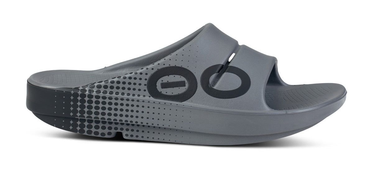 Oofos OOahh Sport Slide Sandal Slate | 29785-YDGL