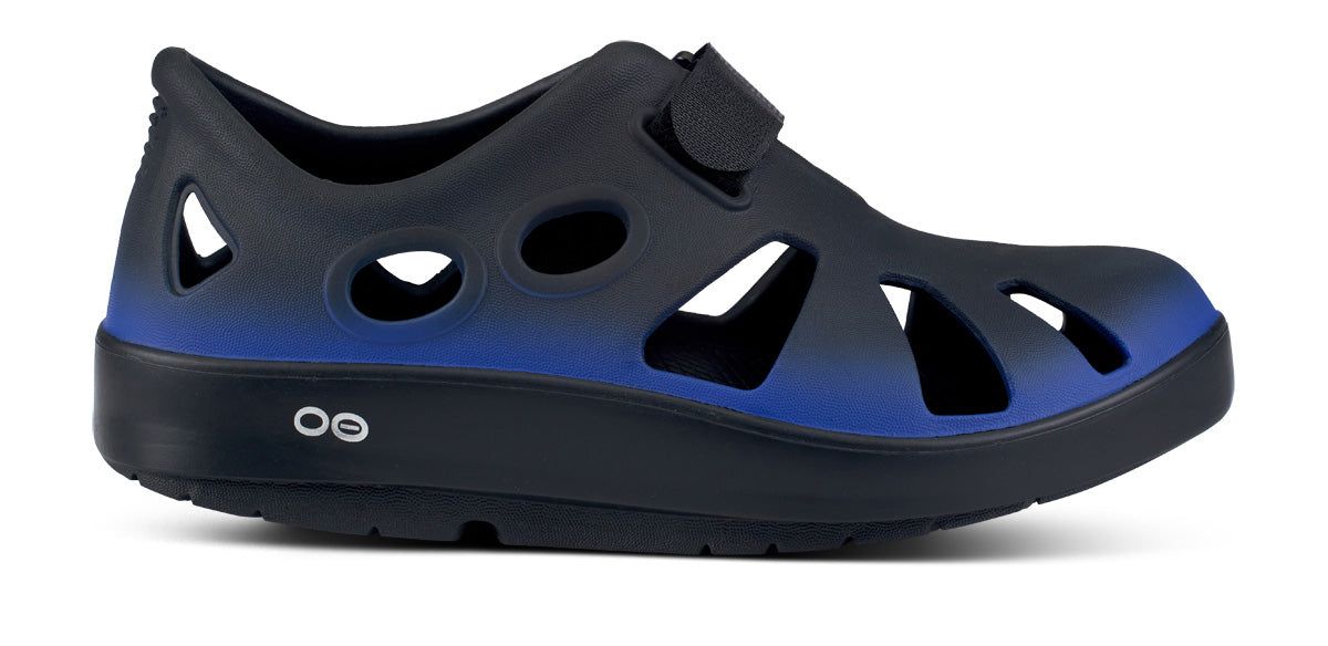 Oofos OOcandoo Sandal Black Royal | 14389-ODBM