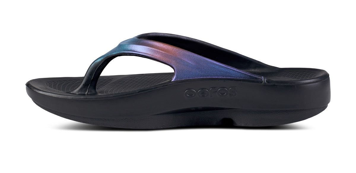 Oofos OOlala Luxe Sandal Midnight Spectre | 51863-AXTR