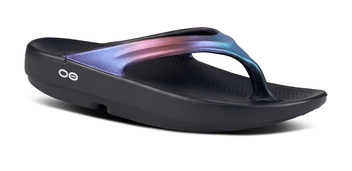 Oofos OOlala Luxe Sandal Midnight Spectre | 51863-AXTR