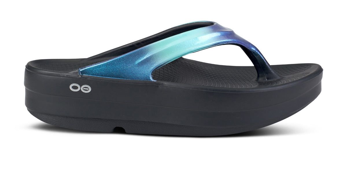 Oofos OOmega OOlala Luxe Sandal Atlantis | 60984-BLEY