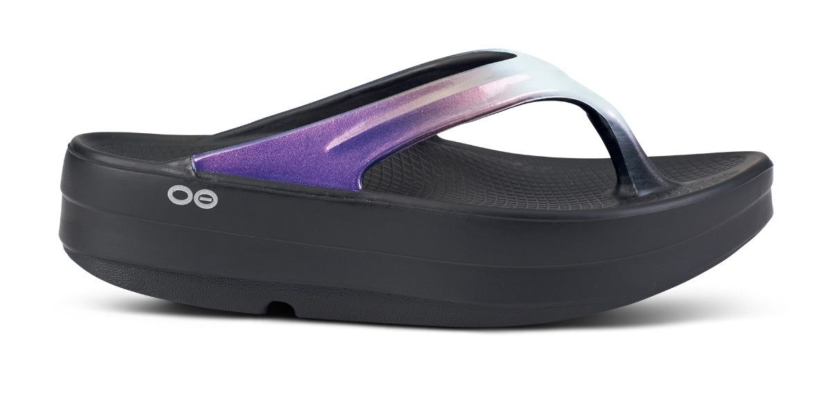 Oofos OOmega OOlala Luxe Sandal Calypso | 93082-DLVC