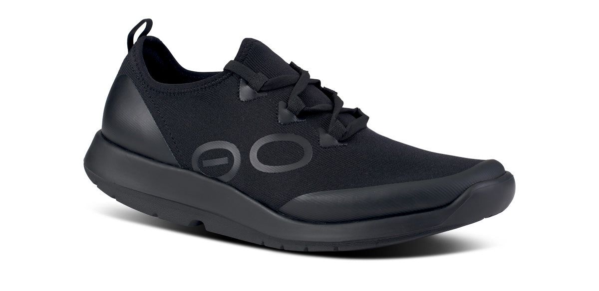 Oofos OOmg Sport LS Low Shoe Black | 17403-RGVI