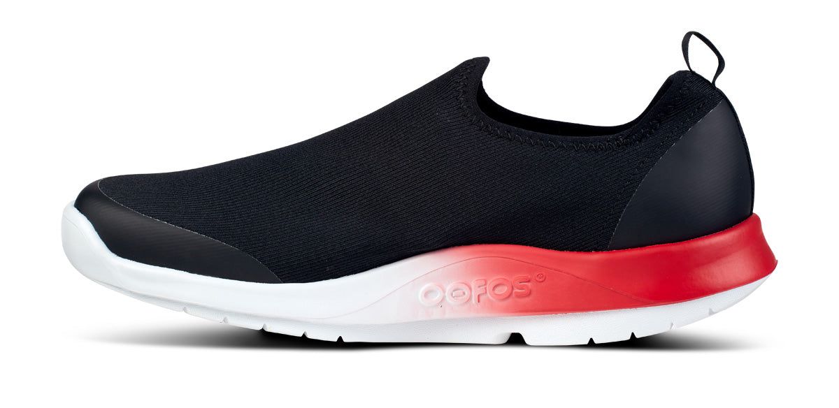 Oofos OOmg Sport Low Shoe Black | 71685-AVNM