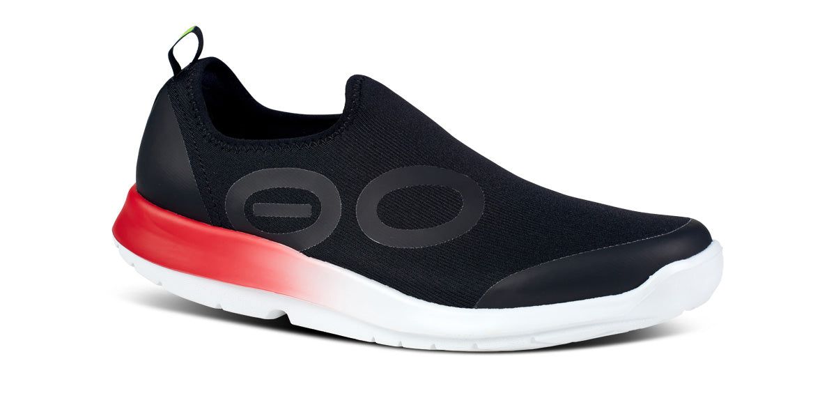 Oofos OOmg Sport Low Shoe Black | 71685-AVNM