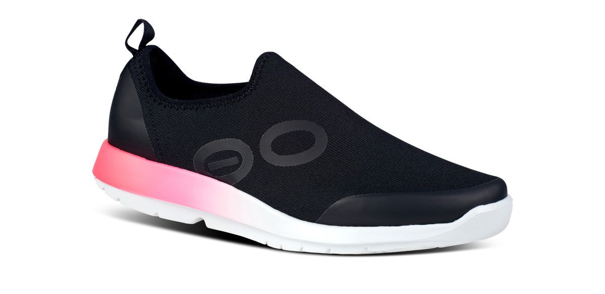 Oofos OOmg Sport Low Shoe Pink / Black | 09673-TMZU