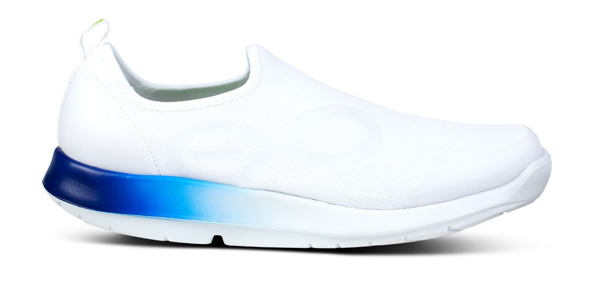 Oofos OOmg Sport Low Shoe Royal / White | 18053-WKUP