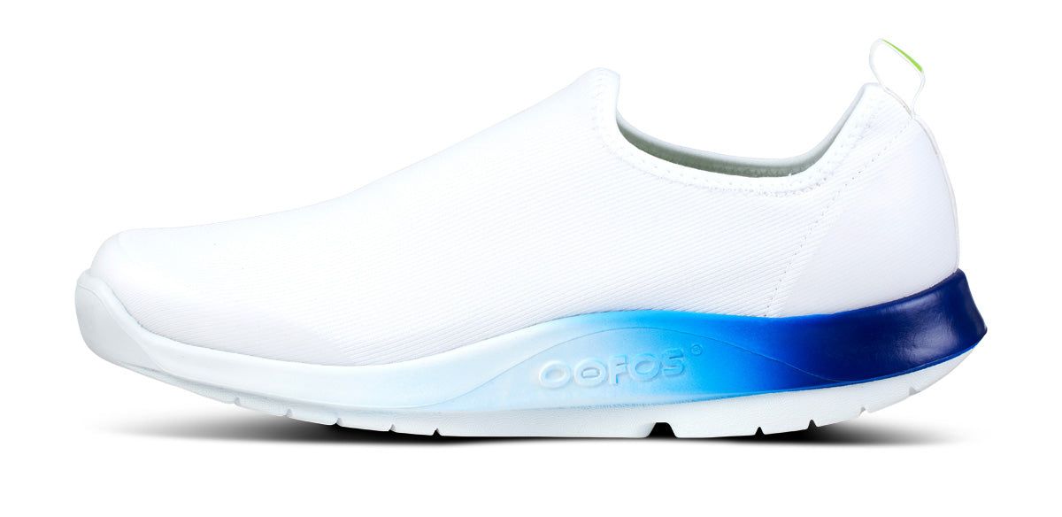 Oofos OOmg Sport Low Shoe Royal / White | 18053-WKUP