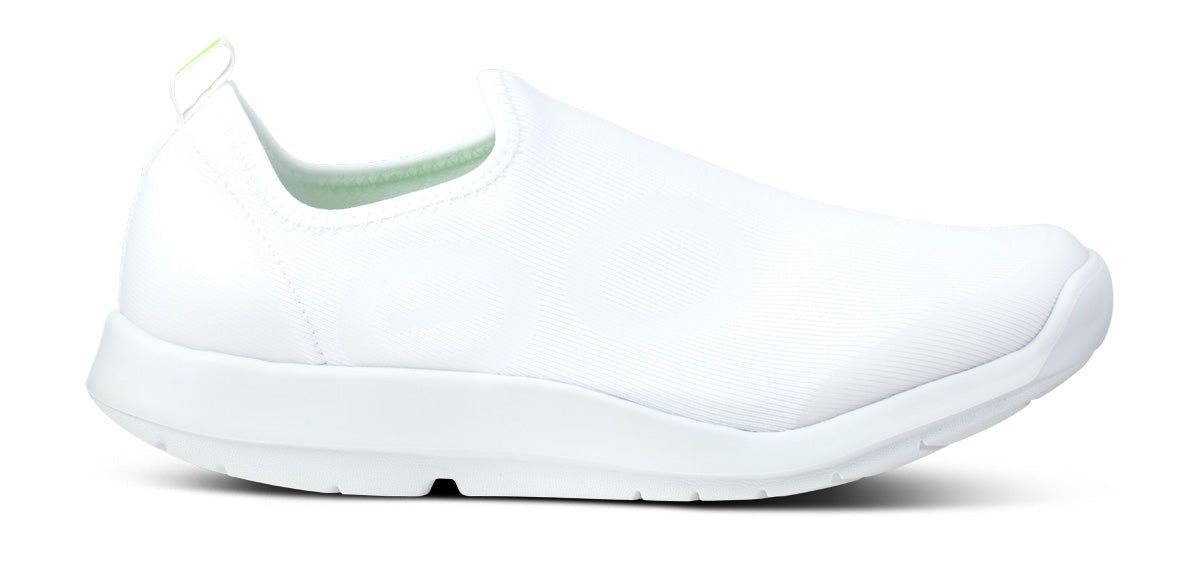 Oofos OOmg Sport Low Shoe White | 71468-ZKCM