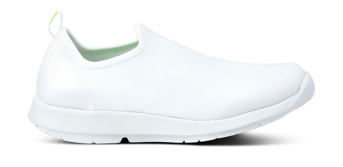 Oofos OOmg Sport Low Shoe White | 78091-QZPB