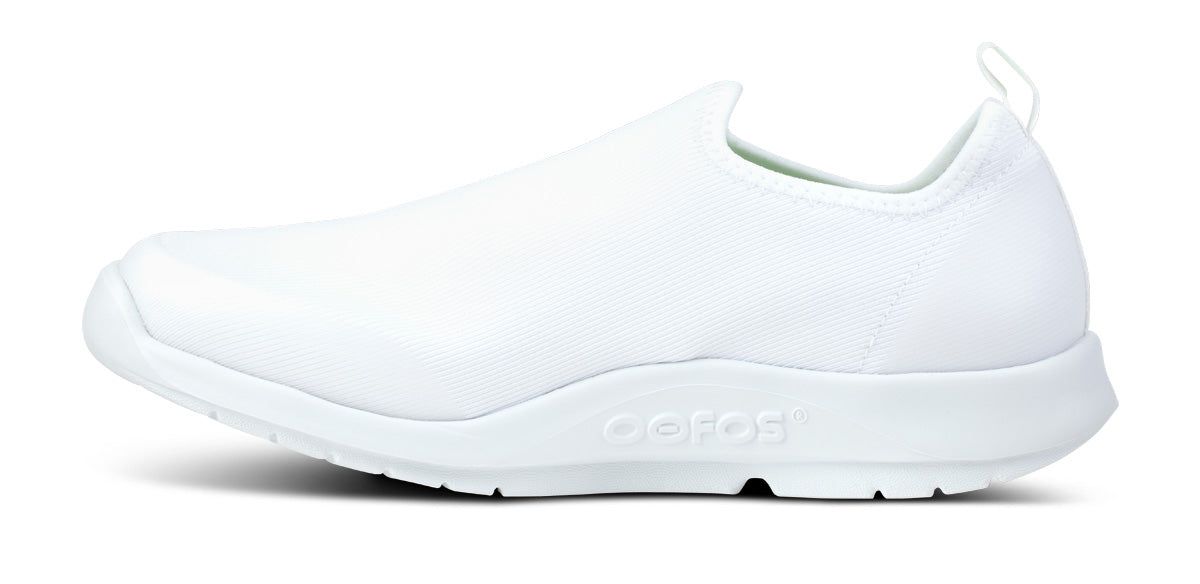 Oofos OOmg Sport Low Shoe White | 78091-QZPB