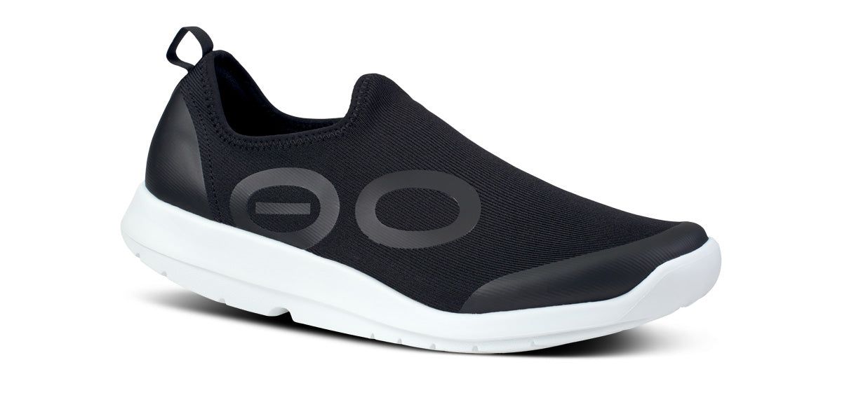 Oofos OOmg Sport Low Shoe White / Black | 14683-MXLY